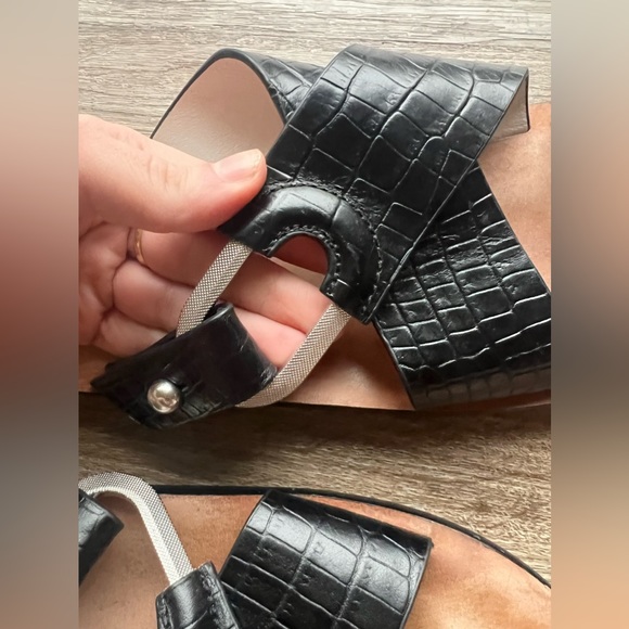 Rag & Bone August Mock-Croc Slide Sandals Size EU38 / US 7.5 - Picture 3 of 6
